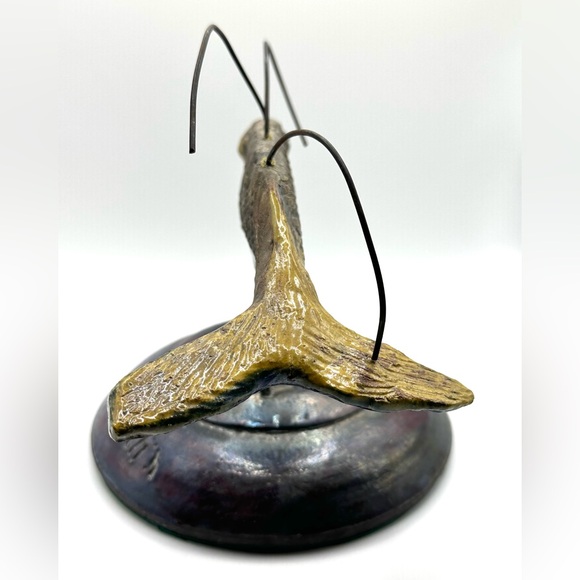 Signed Canadian Handcrafted Fish Sculpture - Picture 4 of 8
